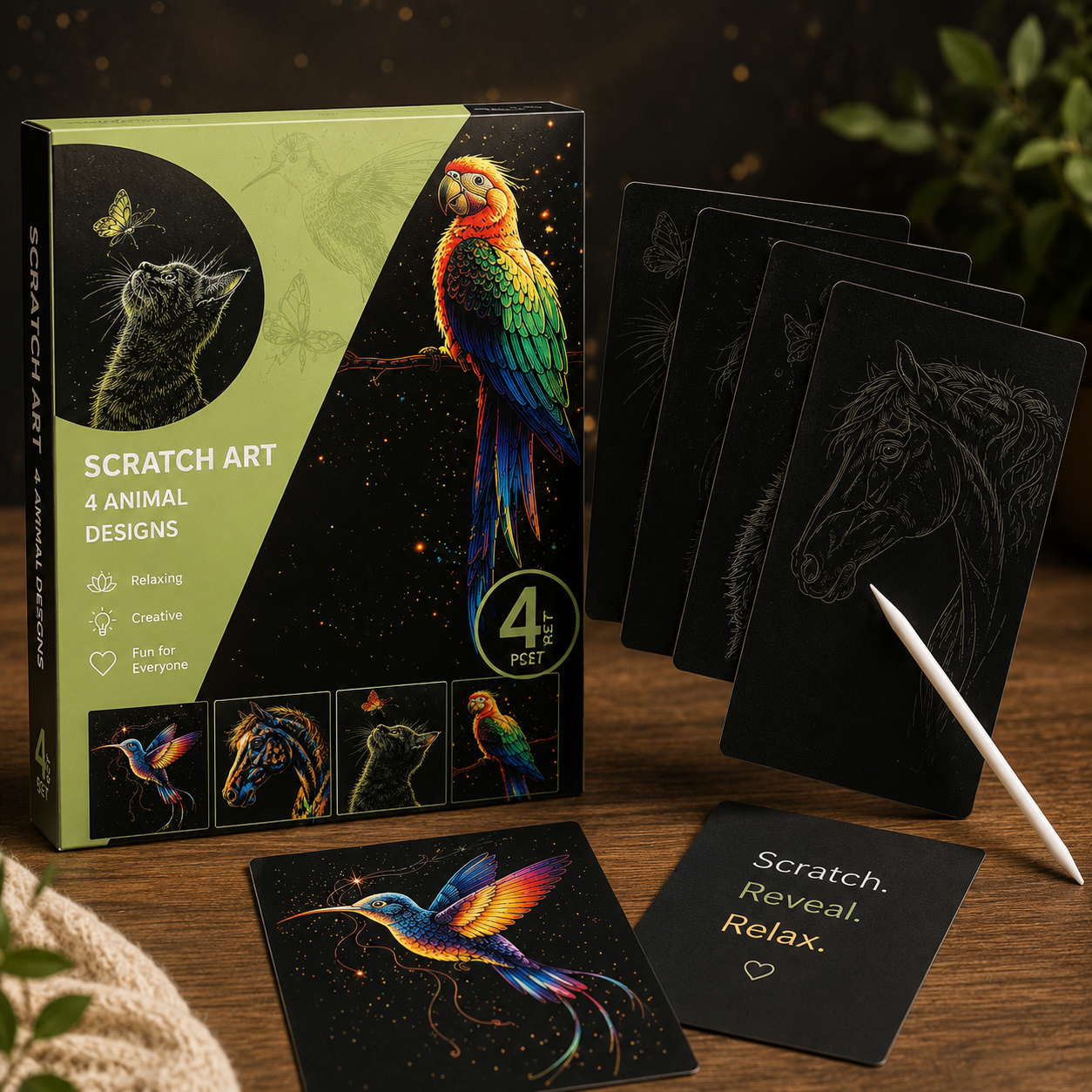 EverNear™ Scratch Art Kits